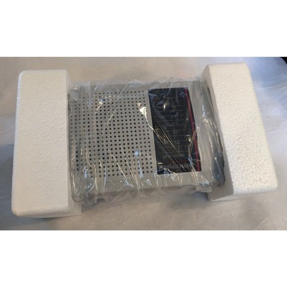 NOS Soundesign Radio Portable AM FM Battery Gray 2204 SGY Prop Vintage Retro NIB - Picture 9 of 16